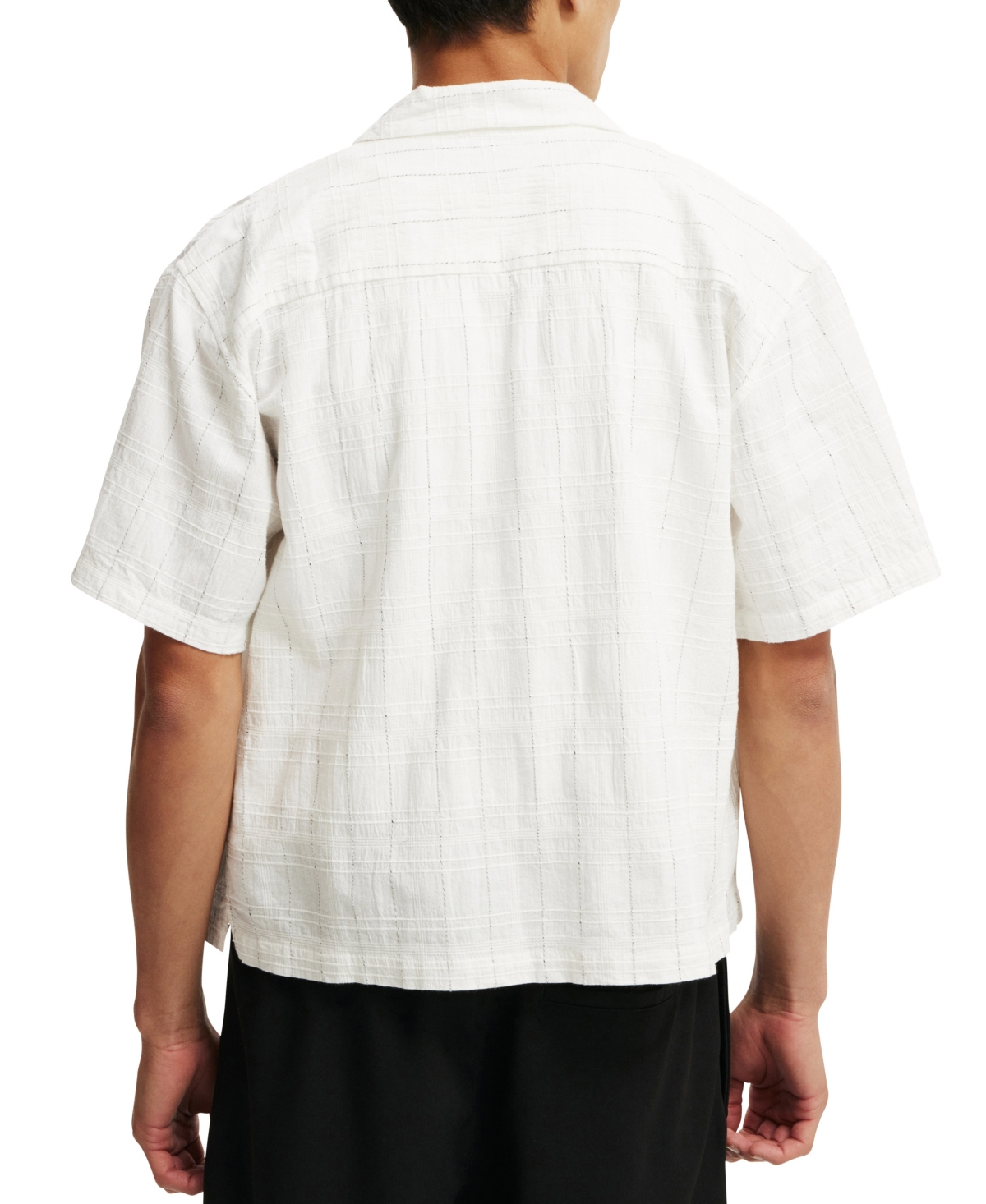 COTTON ON MEN'S BOX FIT SHORT SLEEVE SHIRT 