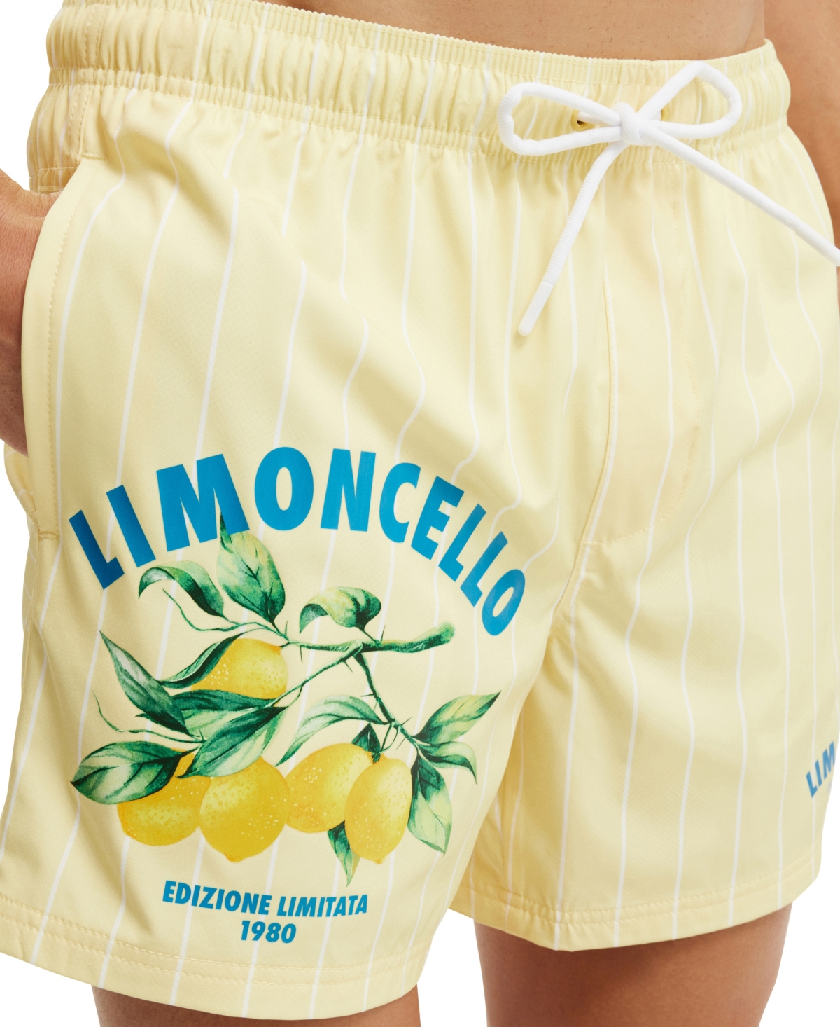 Cotton On Stretch Swim Short In Yellow Limoncello