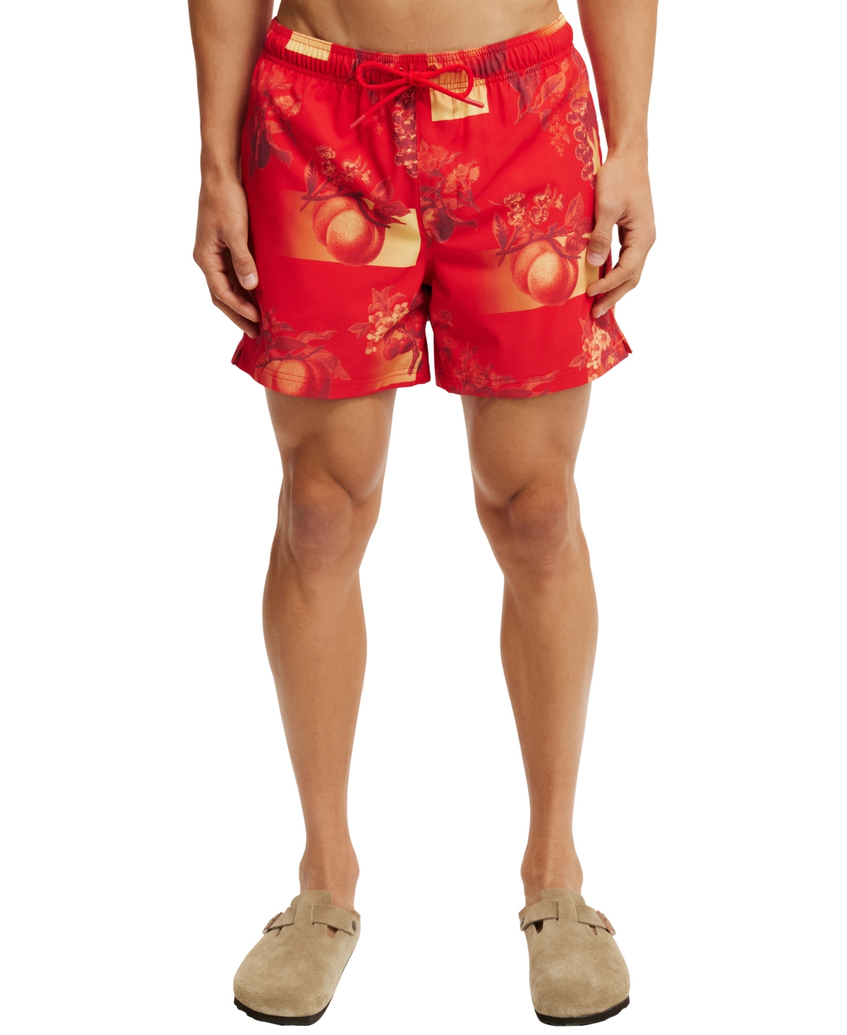 Shop Cotton On Men's Stretch Swim Shorts In Red Fruits