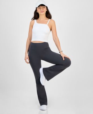 Women's Studio High Rise Flare Leggings, Created for Macy's