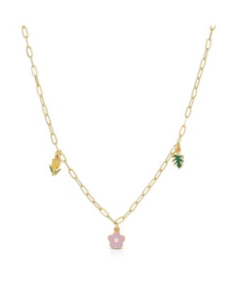 Enamel Treasure Necklace - Garden