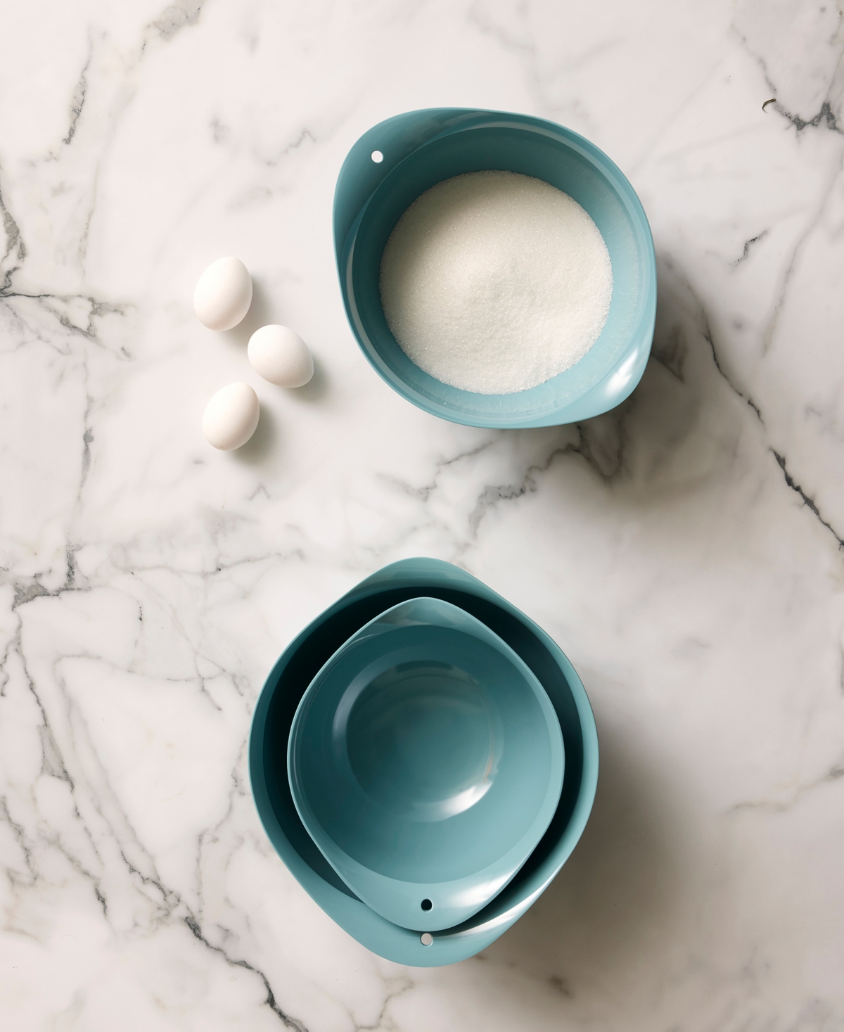 Rosti Victoria 3-piece Mixing Bowl Set In Nordic Green