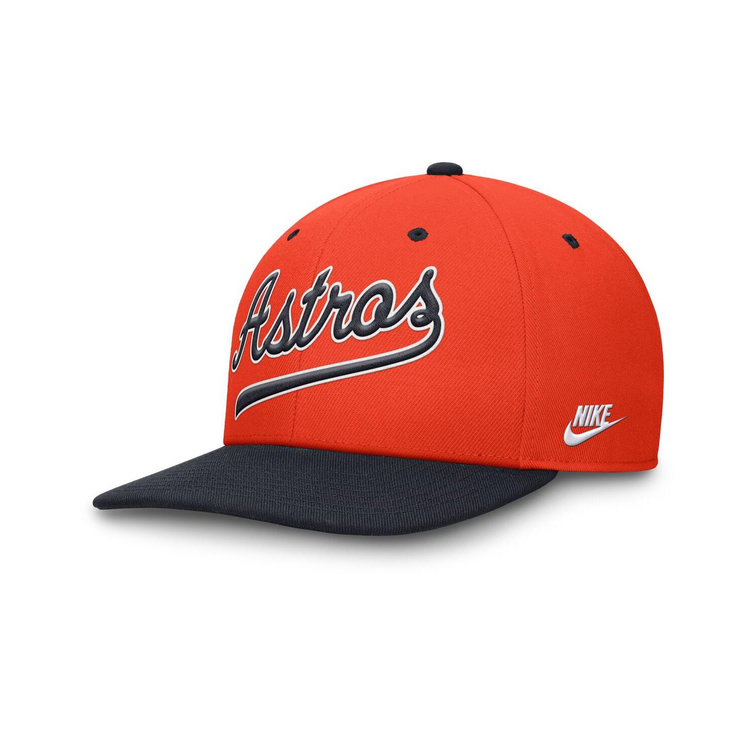 Men's Orange/Navy Houston Astros Cooperstown Collection Pro Performance Snapback Hat