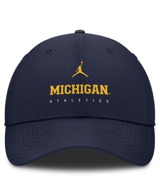 Men's Navy Michigan Wolverines Club Performance Adjustable Hat