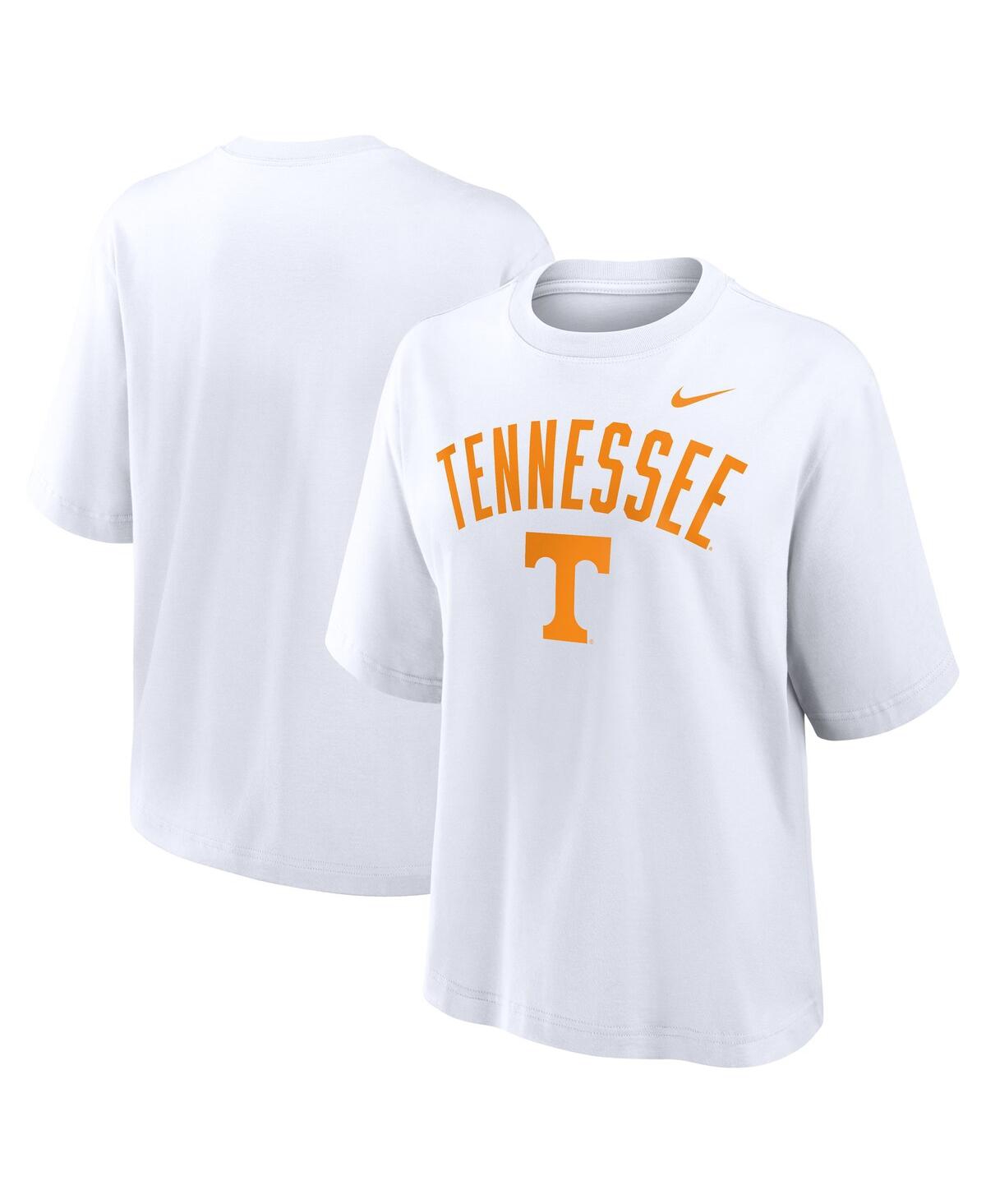 Nike Women's White Tennessee Volunteers Boxy T-shirt In White