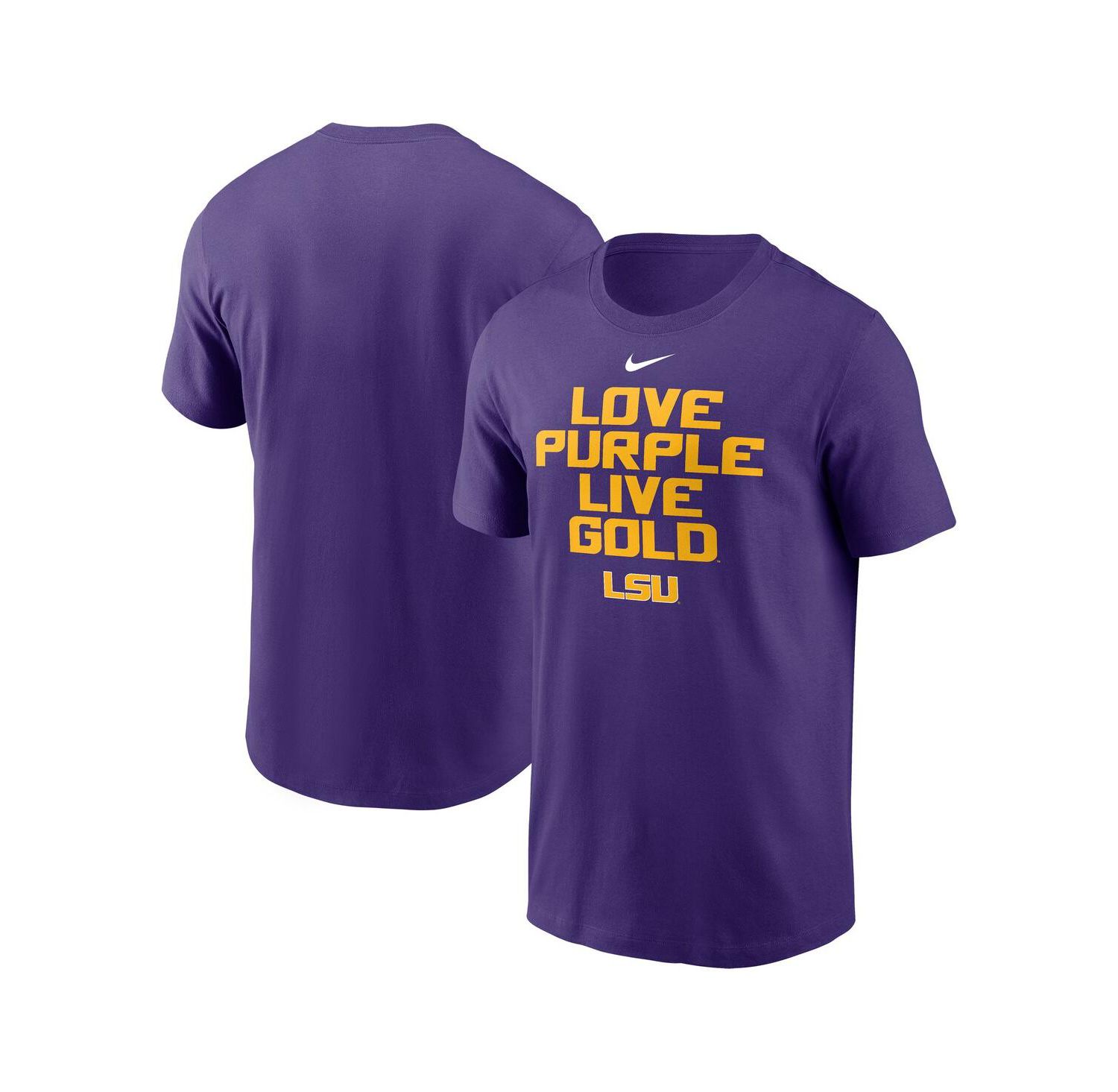 Men's Purple LSU Tigers Local Campus T-Shirt