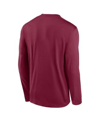 Men's Garnet Florida State Seminoles Primetime Primary Legend Long Sleeve T-Shirt