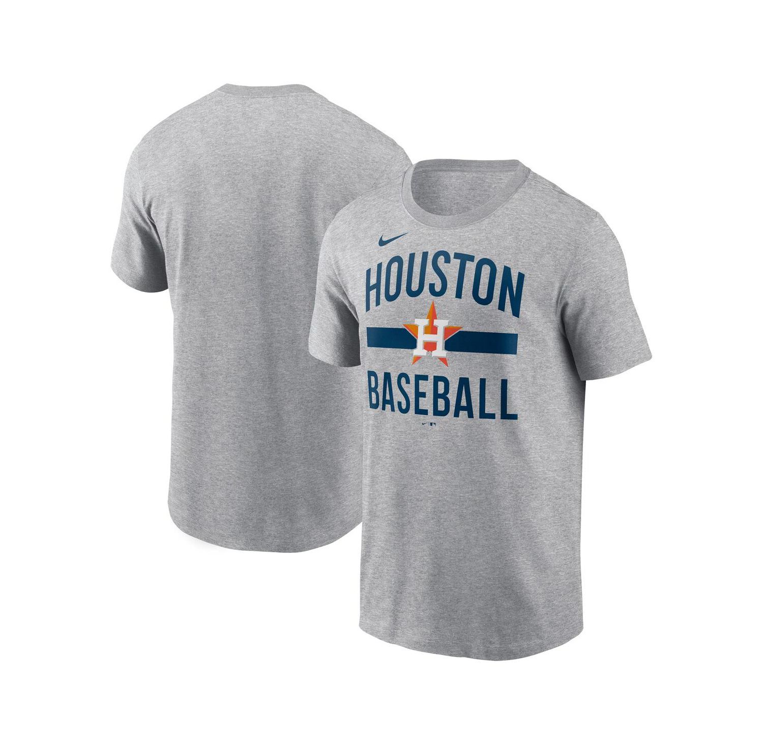 Men's Heather Gray Houston Astros Arched T-Shirt