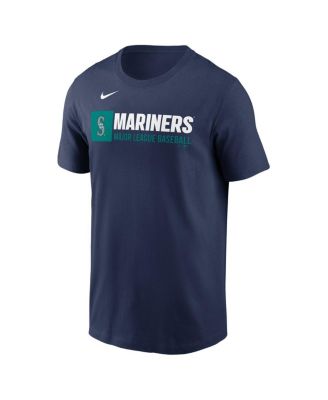 Men's Navy Seattle Mariners Team Block T-Shirt