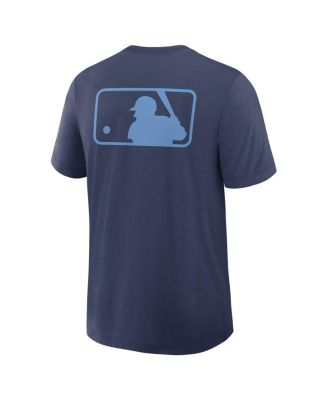 Men's Navy Tampa Bay Rays Authentic Collection Early Work Tri-Blend Performance T-Shirt
