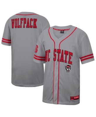 Colosseum - Men's Gray NC State Wolfpack Free Spirited Baseball Jersey