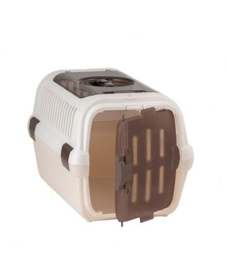 Double Door Pet Carrier II: Small - White