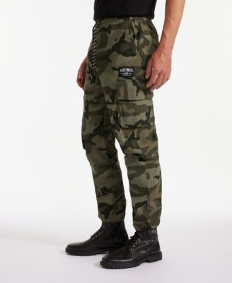 Men's Toggle Pouch Cargo Jogger Pants