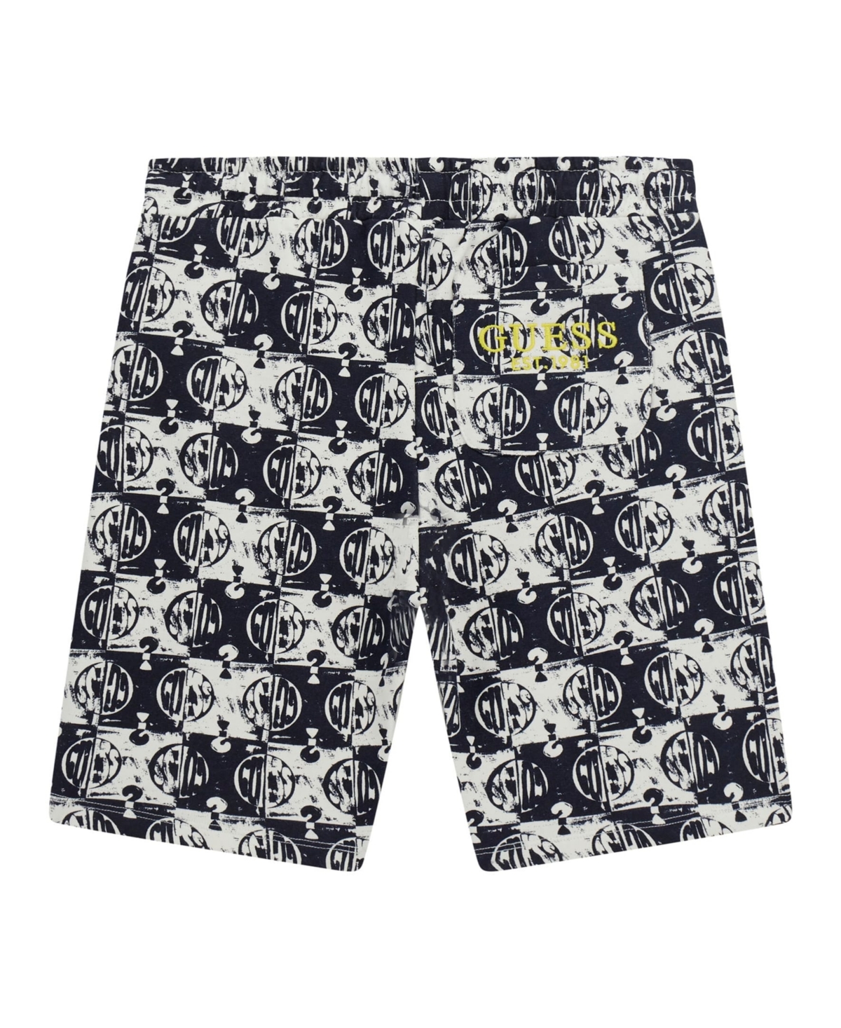 Guess Big Boys Printed Active Shorts In Blue