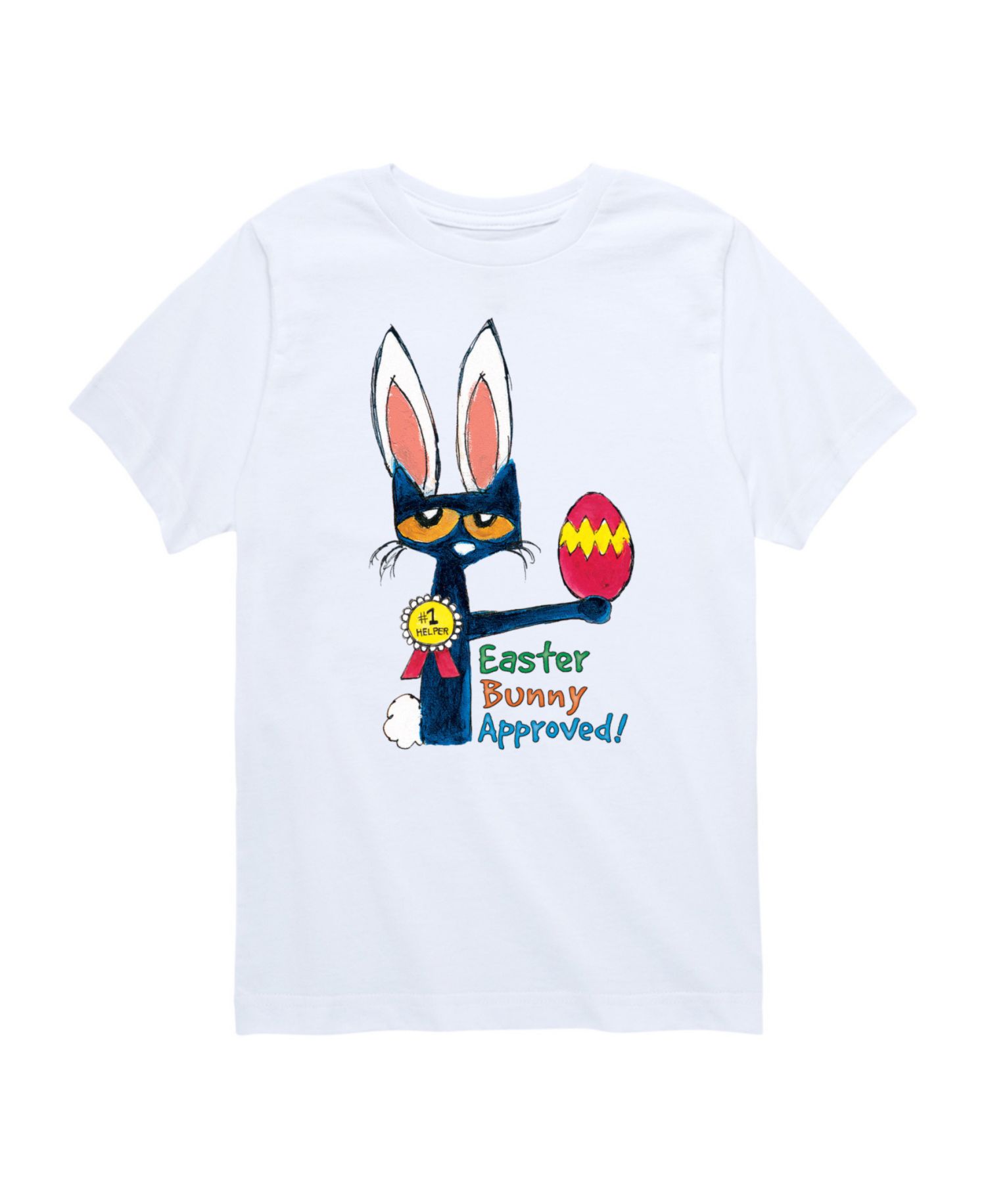 Toddler and Big Boys Easter Bunny Approved Graphic T-Shirt