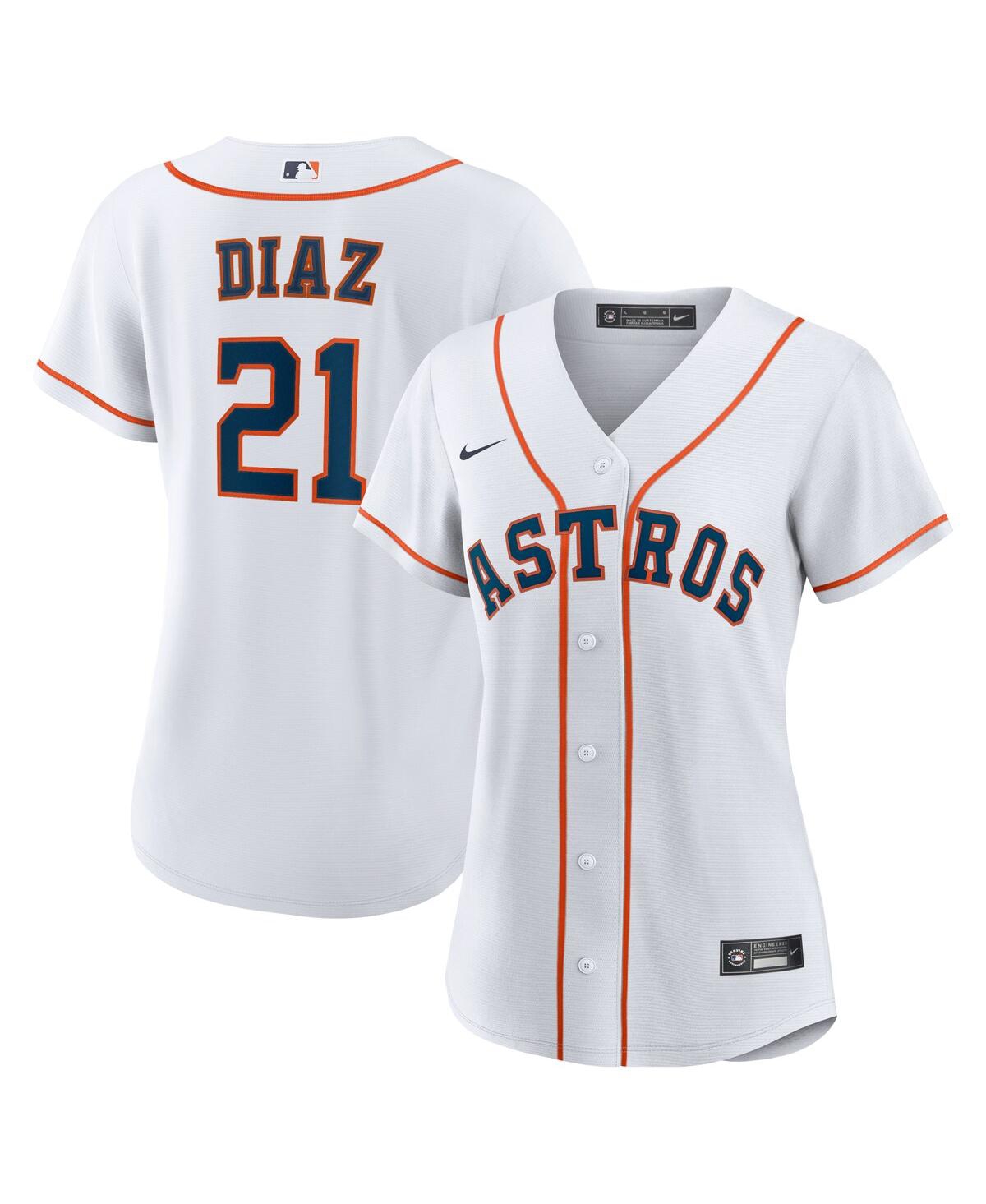 Nike Women's Yainer Diaz White Houston Astros Home Replica Jersey - White