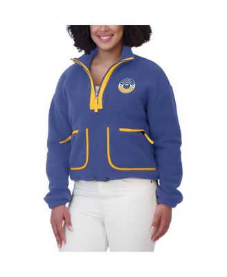 Women's Royal Buffalo Sabres Polar Fleece Half-Zip Jacket