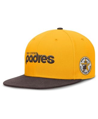 Men's Gold San Diego Padres True Performance Fitted Hat