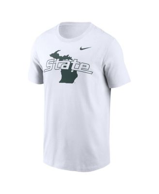 Men's White Michigan State Spartans Campus Local T-Shirt
