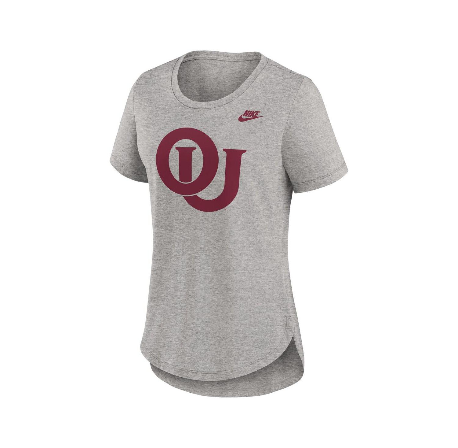 Women's Heather Gray Oklahoma Sooners Legacy Tri-Blend T-Shirt
