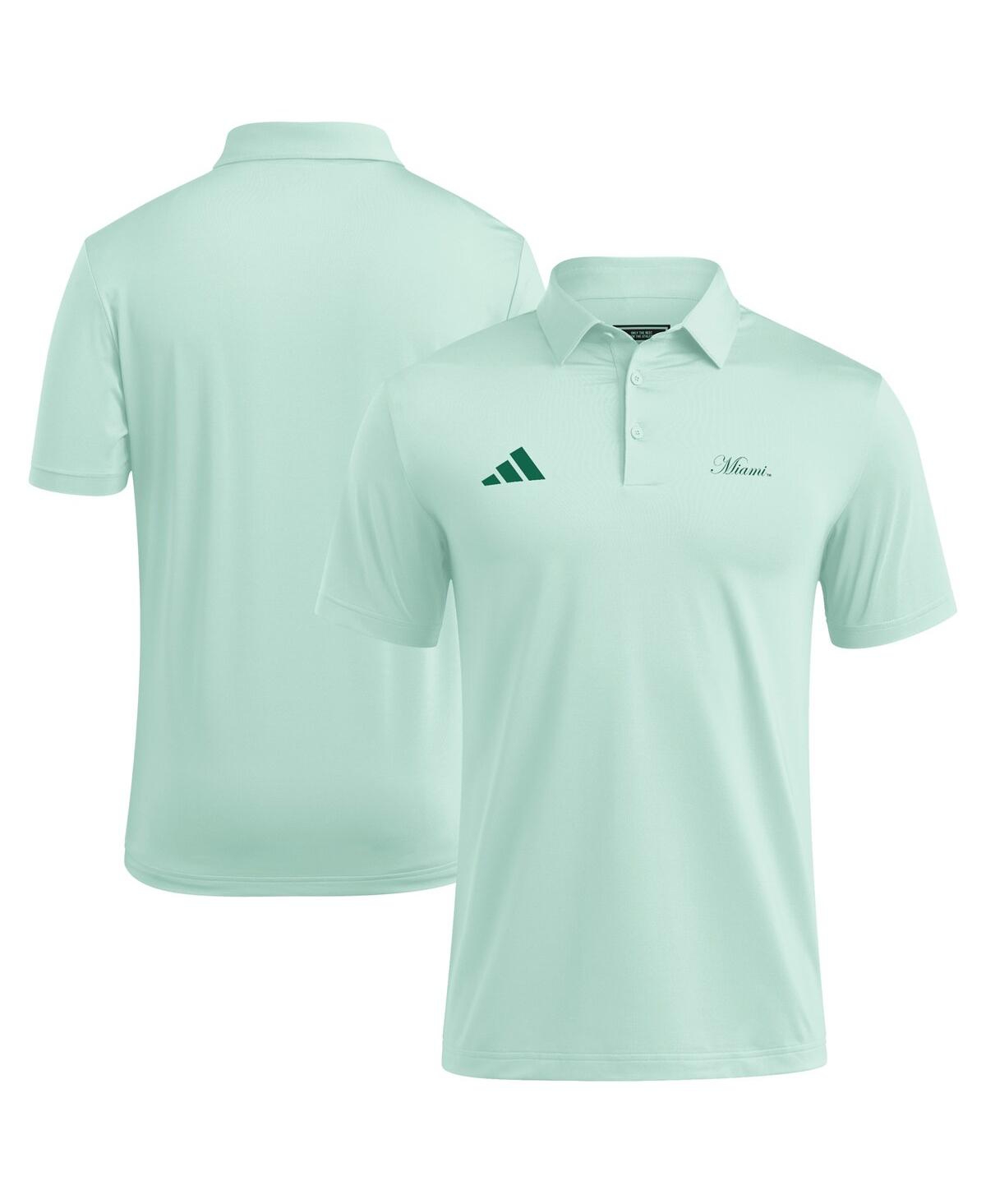 Men's Green Miami Hurricanes Ultimate 365 Polo Shirt - Green