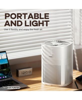CHIVALZ HEPA Air Purifier with Essential Oil Diffuser for Home Bedroom, Up to 108 Sqft