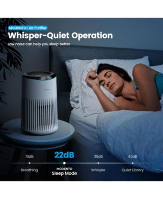 Morento HEPA Air Purifier for Bedroom Home, With Essential Oil Diffuser, Sleep Mode, Up to 225 Sqft