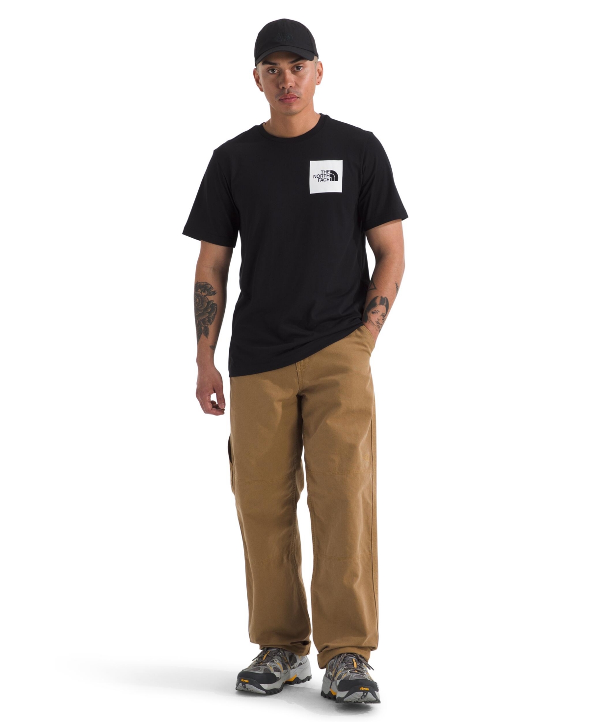 Shop The North Face Men's Short Sleeve Fine T-shirt In Black