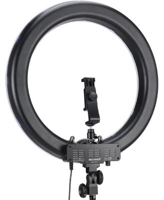 55W 18"/45cm Ring Light Kit New Version, 5600K 0-100% Dimming LED Selfie Light with Light Stand and Phone Holder for Makeup Lash Tattoo Barber Vlog Studio Video Photography Lighting, RL-18