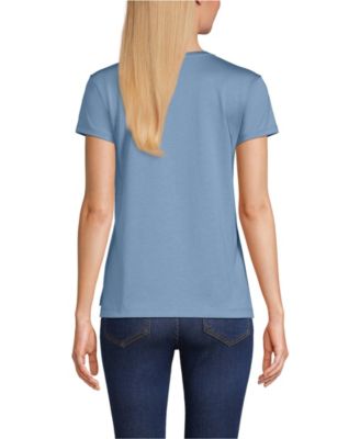 Women's Supima Cotton Tall Short Sleeve Scoop Neck Tee