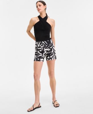 I.N.C. International Concepts - Women's Mid Rise Pull-On Shorts
