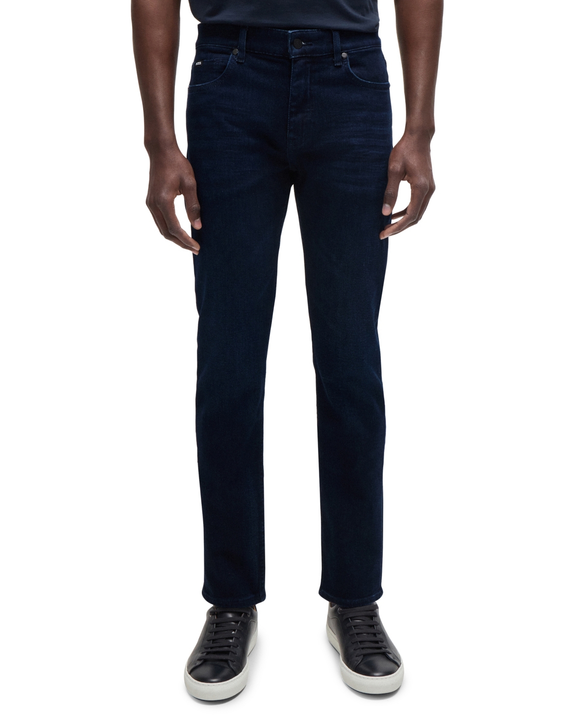 Boss by Hugo Boss Men's Super-Soft Denim Slim-Fit Jeans - Navy