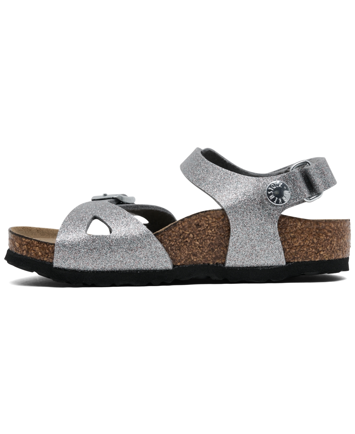 Birkenstock Toddler Girls' Rio Birko-flor Sandals From Finish Line In Silver