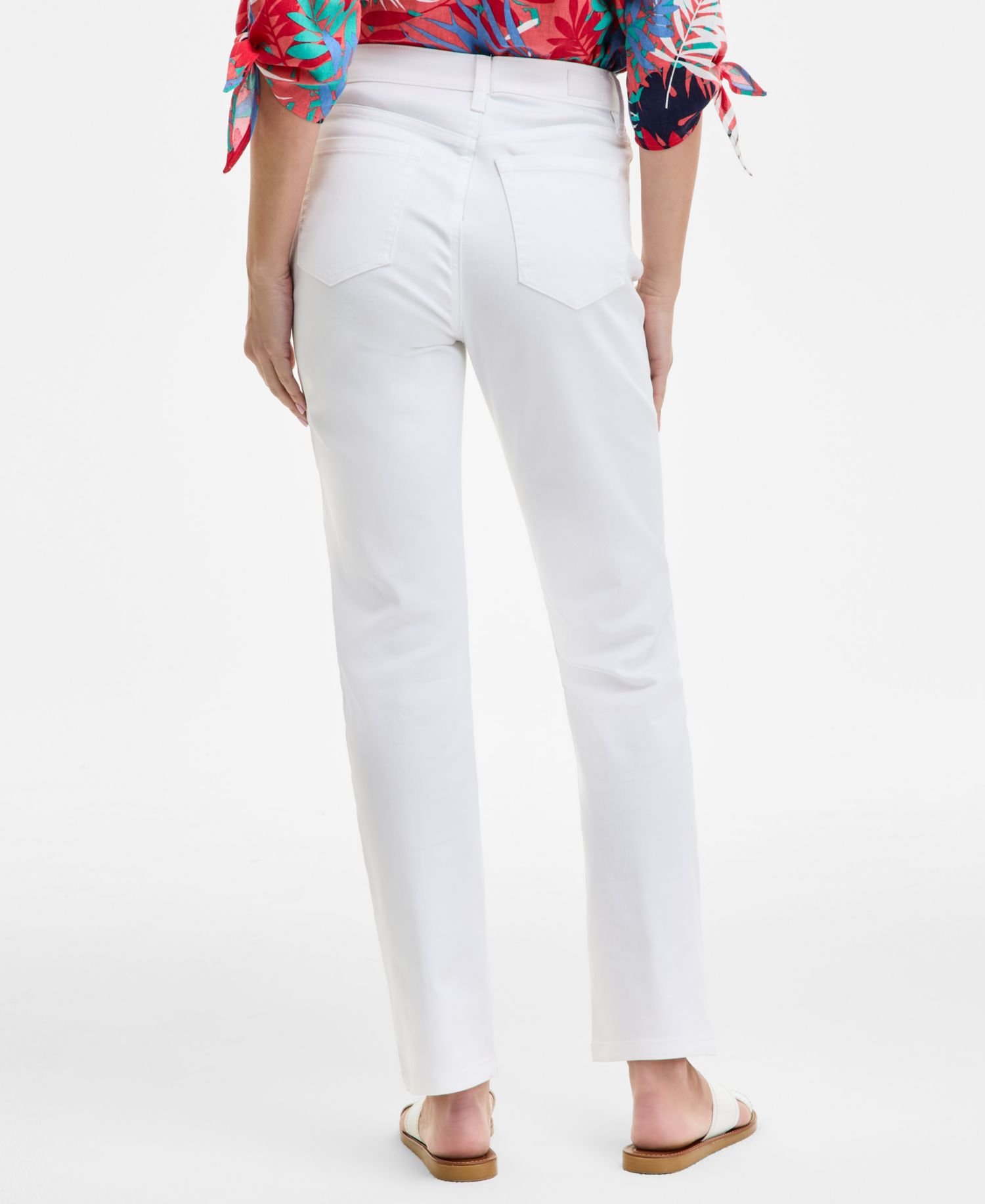 Women's Lexington Mid Rise Straight Leg Denim Jeans