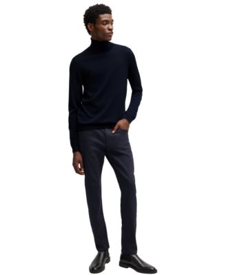 Men's Slim-Fit Rollneck Merino Wool Sweater