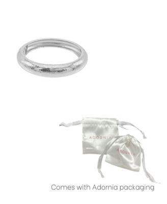 Silver Texturized Bangle