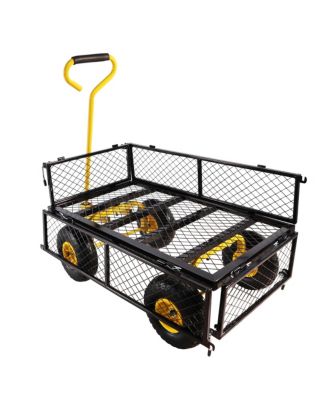 Wagon Cart Garden cart trucks make it easier to transport firewood