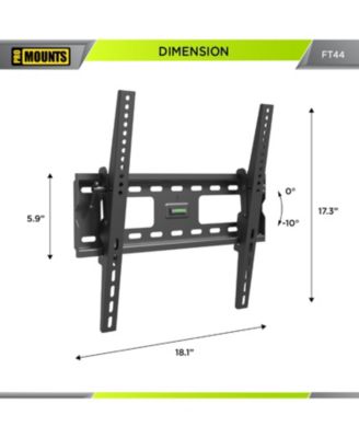 Tilt TV Wall Mount for TVs 32" - 65" Up to 165 lbs