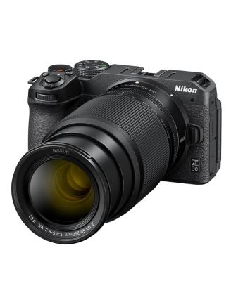 Z 30 Mirrorless Camera with 16-50mm & 50-250mm Lens, Bundle with Corel Mac Photo Editing Software Suite, 32GB SD Memory Card, Bag, 62mm and 46mm