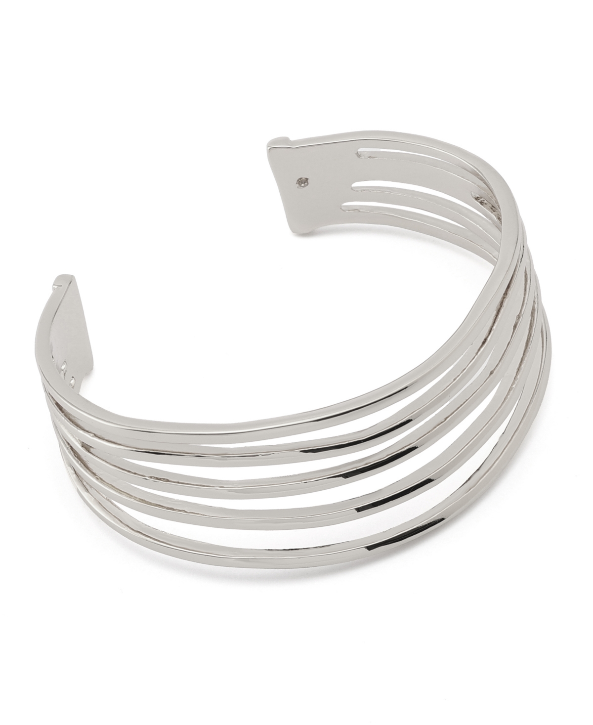 Layered Wire Cuff Bracelet - Gold
