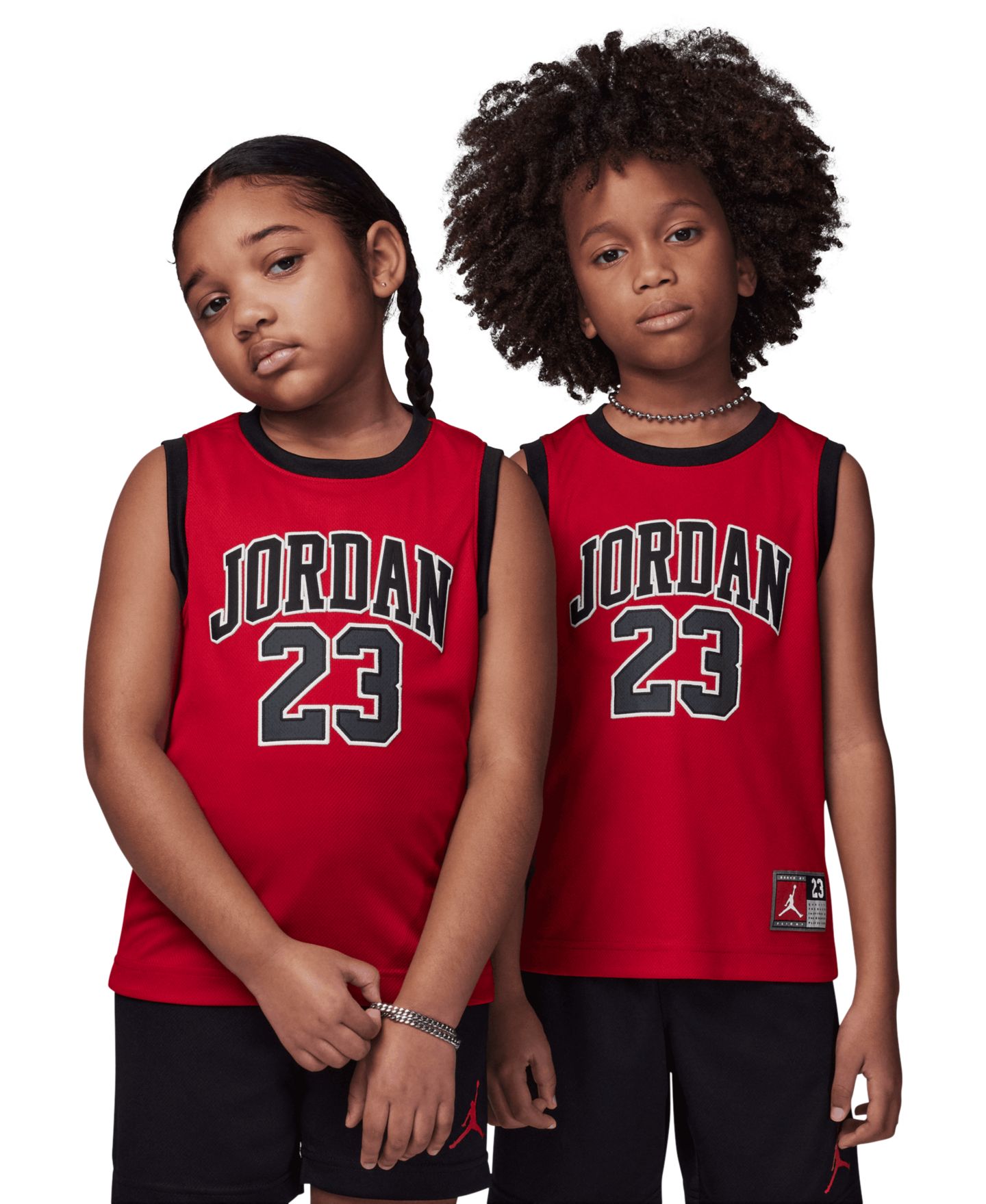 Комплекты Jordan 23 Jersey 2-Piece Set для мальчиков, цвет: Чёрный — фото 7