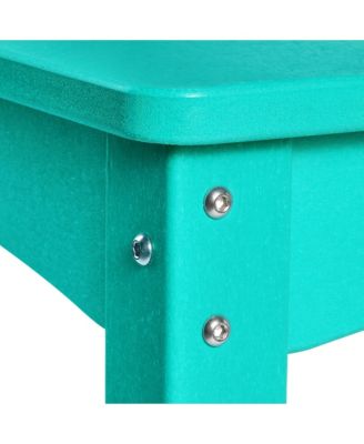 Kids 24" Wide HDPE Plastic Childrens Square Dinner Table