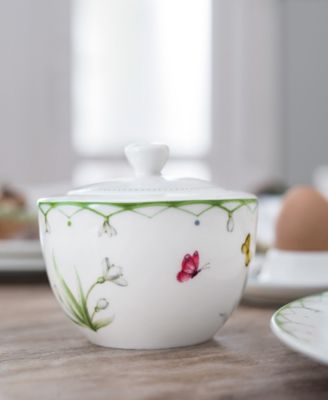 Colorful Spring Sugar Bowl