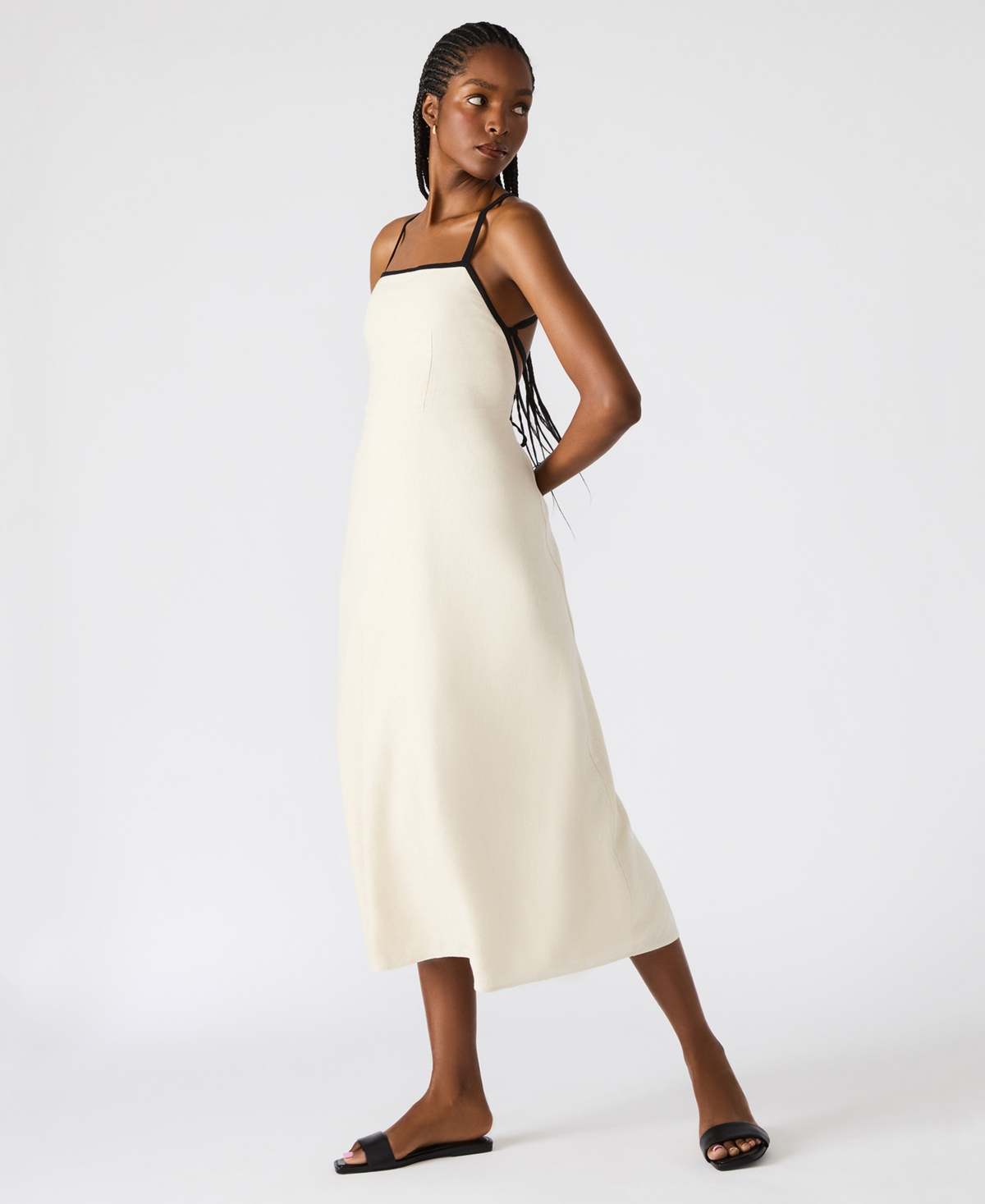 Steve Madden Riyan Linen Blend A-line Sundress