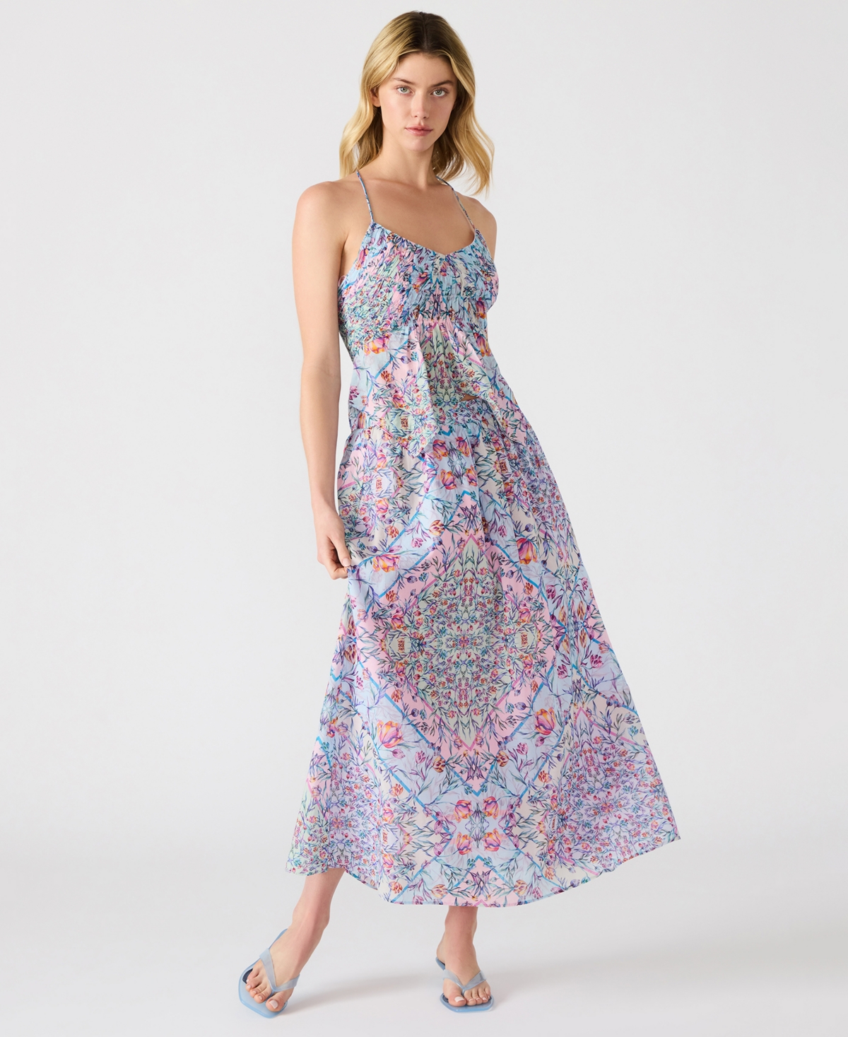 Steve Madden Women's Brianna Handkerchief-hem Top In Multi