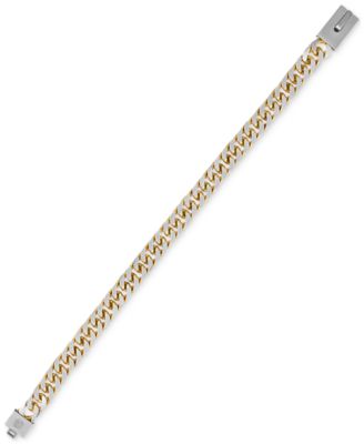 Two-Toned Curb Link Chain Bracelet, Exclusively for Macy's