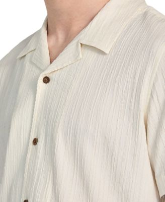 Men's Schaffer Regular-Fit Textured Button-Down Resort Shirt 