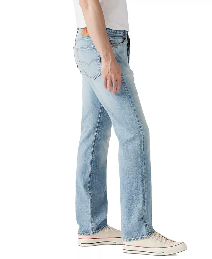 Men's 501 Original Straight-Fit Lightweight Denim Jeans - thumbnail 2