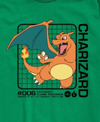 Pokémon Big Boys Charizard Graphic Tee