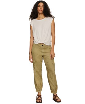 Sanctuary - Women's Knot-Front Crewneck Muscle Tee